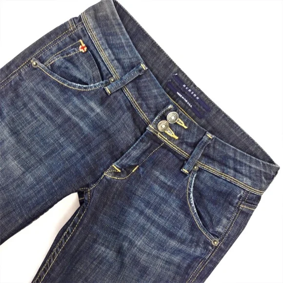 Hudson Jeans Skinny Back Flap Pockets Low Rise USA 24x29 - Picture 4 of 8